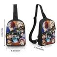 thumbnail image 2 of My Hero Academia Sling Bag Foldable Crossbody Bag Unisex Versatile Shoulder Bag Chest Pack Zipper for Gym Travel, 2 of 5