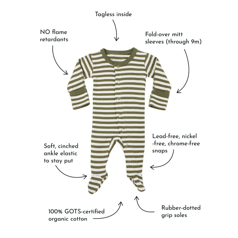  L'ovedbaby baby-girls Unisex-baby Organic Cotton Footed  Overall: Clothing, Shoes & Jewelry