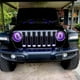 thumbnail image 4 of 1 Par De Calcomanías Para Faros Delanteros Beast Eyes, Redondas 3D Para Jeep, Calcomanías Stereo Eyes (Púrpura), 4 of 9