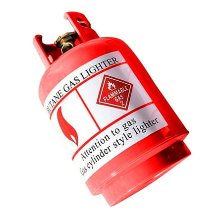 GOOHOCHY Plastic Gas Bottle Coin Bank Red For Families Home Use 1Set 7.9x4.7x4.7in