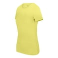 thumbnail image 3 of M&M SCRUBS Women's Short Sleeve Round-Neck T-Shirt Under Scrub (Yellow, Large), 3 of 5