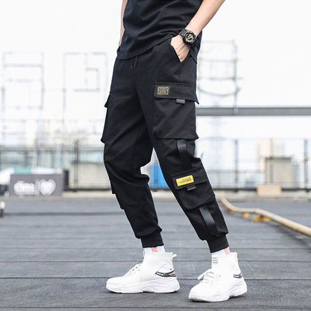 Ropa nueva para hombre, pantalones bombachos de carga con múltiples bolsillos, pantalones de chándal informales de Hip Hop para hombre, pantalones para correr, pantalones de moda Harajuku para hombre Tan Jianjun unisex