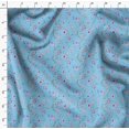 thumbnail image 4 of Soimoi Poly Georgette Fabric Leaves & Lily Floral Decor Fabric Printed Yard 42 Inch Wide, 4 of 6