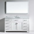 thumbnail image 2 of Virtu Caroline 60 in. Single Bathroom Vanity Set - Round Sink, 2 of 4