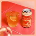 thumbnail image 4 of Living Things Peach & Blood Orange Prebiotic Soda 4 x 330ml, British Import (Pack of 2), 4 of 5