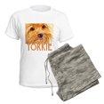 thumbnail image 5 of CafePress - Yorkie Women's Light Pajamas - Women's Short Sleeve Print T-Shirt and Pants Light Cotton Pajama Set, 5 of 7
