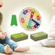 thumbnail image 1 of Reloj de madera Macarena Montessori material didáctico de aprendizaje preescolar, 1 of 8
