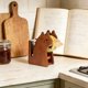 thumbnail image 5 of Dispensador de cinta de madera | Cortador y organizador de cinta con forma de mascota para escritorio | Soporte compacto para cinta adhesiva para oficina, escuela y hogar, 5 of 6