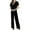 Black, variant on Velvet Playsuit for Women Elegant V Neck Romper Wide Lge Short Sleeve Jumpsuit High Waist Belted Dungarees Velour Petite Overalls Wedding Party Clubbing Jumpsuits