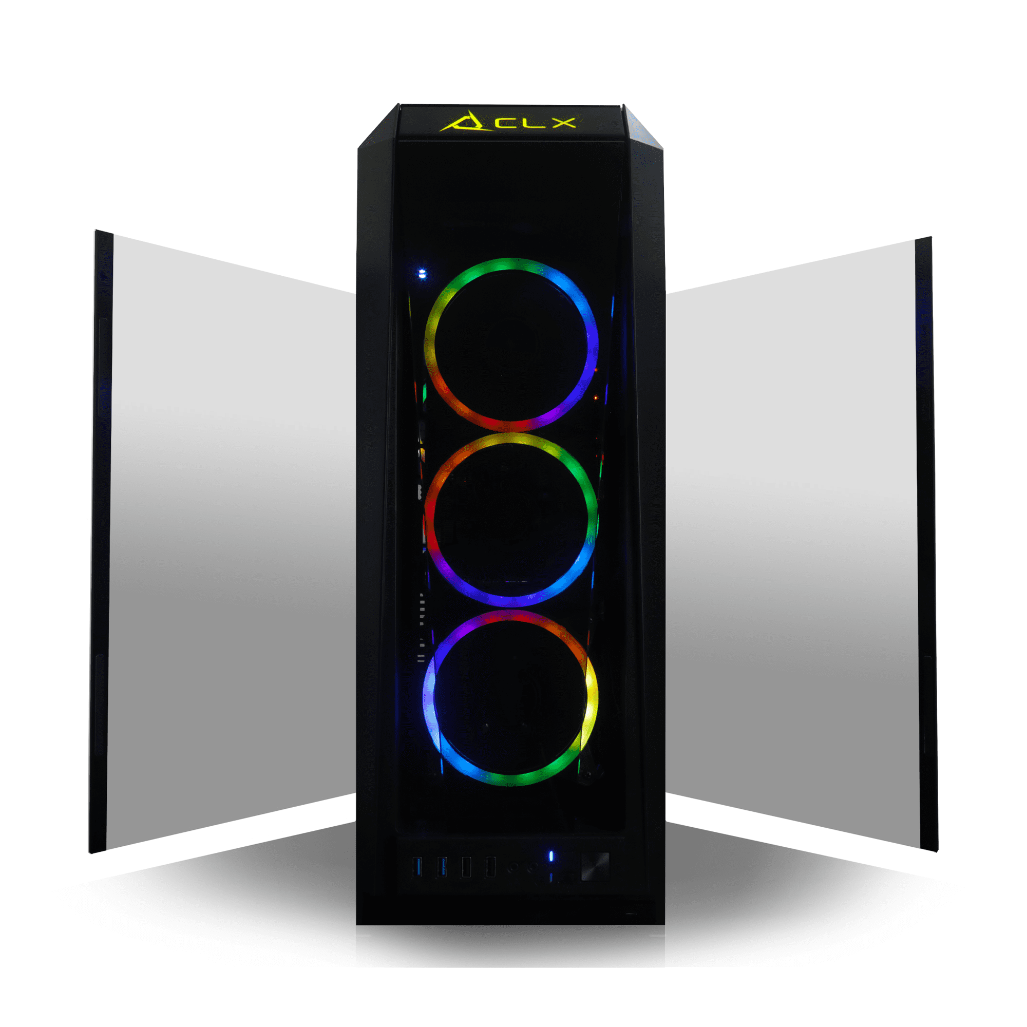 CLX SET - Liquid Cooled Intel Core i7 10700K 3.8Ghz 8-Core Processor, 64GB DDR4 Memory, GeForce RTX 3070 8GB GDDR6 Graphics, 1TB SSD, 6TB HDD, WiFi, Windows 10 Home 64-bit