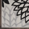 thumbnail image 5 of Nourison Aloha Indoor/Outdoor Black White 9' x 12' Area Rug, (9x12), 5 of 10