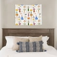 thumbnail image 3 of Light Bulb Pattern Urban Tapestry for Bedroom - Tapestry Wall Hanging Wall Tapestry for Dorm Wall Decor Home Decoration , Aesthetic Funny Tapestry 29 x 37in, 3 of 5