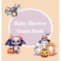 Baby Shower Guest Book Halloween themed (hardback), (Hardcover)