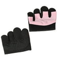 thumbnail image 4 of harayaa Fingerless Gloves Shock Absorbing Palm Protection Weight Lifting Gloves for Body Pink XL, 4 of 9
