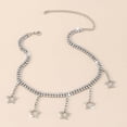 thumbnail image 4 of HAHDAXIA Sparkly Rhinestone Star Necklace for Women Rhinestone Choker Shinny Rhinestone Necklace Dainty Star Crystal Necklace Jewerly Gift for Bride, 4 of 6