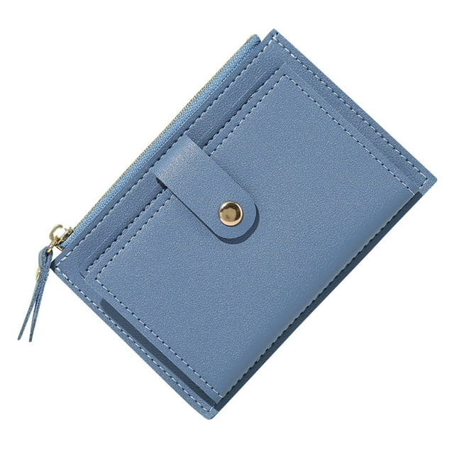 Huanglei Ladies Zip Coin Purse Multi Card Slot Wallet Leather Coin Purse Wallet