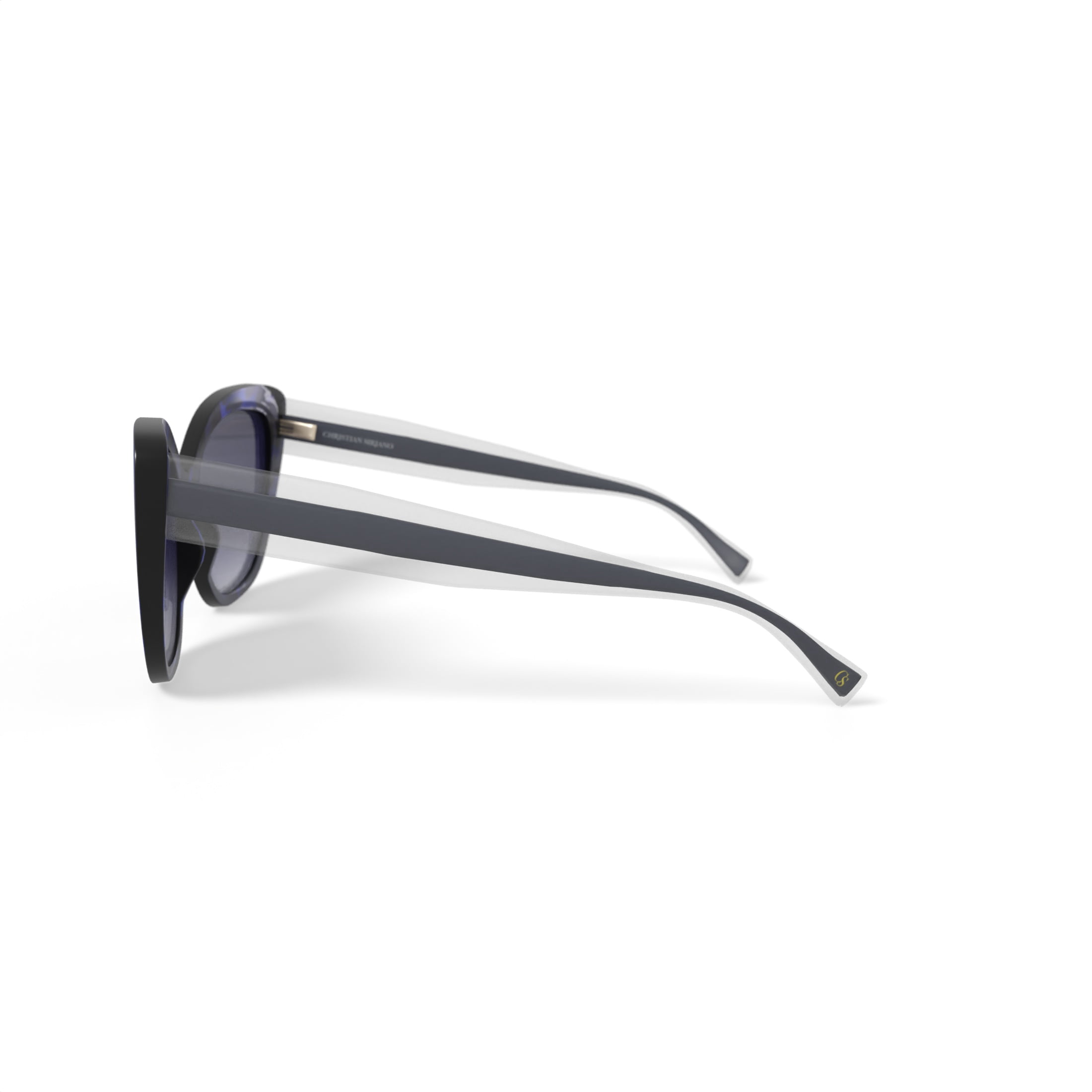 Christian Siriano Rx'able Womens Sunglasses, Ophelia, Blue Tortoise, 54.5-18.0-144