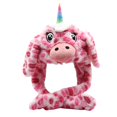 thumbnail image 1 of Gorro de cosplay con forma de unicornios brillantes, de felpa, cálido, para adultos y niños, 1 of 2