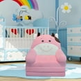 thumbnail image 3 of Códigos de promoción de regalos para hoy: Sofá plegable de felpa para niños, sillón con respaldo 2 en 1, sofá plegable para niños, sofá perezoso de dibujos animados, sofá cama abatible para niños,, 3 of 7