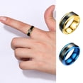 thumbnail image 6 of vnanda Finger Ring Gift Steel Wedding Band Intelligent Temperature Sensing Ring for Men Women Smart Temperature-sensing Ring, 6 of 8