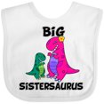 thumbnail image 3 of Inktastic Big Sistersaurus Girls Baby Bib, 3 of 4