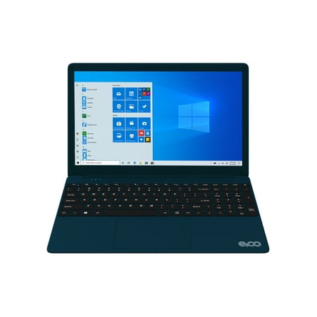 EVOO 15.6" FHD Ultra Thin Notebook, Intel® Core™ i7, 8GB RAM, 256GB SSD, Windows 10 Home, Blue