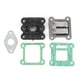 thumbnail image 1 of Carburetor Reed Valve Mainfold Kit for 47cc 49cc Pocket Bike Mini ATV/Dirt Bike, 1 of 5