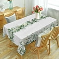 thumbnail image 4 of Spring Tablecloth 52x70 Inches, Floral Tablecloth Eucalyptus Spring Decorations for Home, Water-Resistant Spring Table Cloth Rectangle for Party,Table, 4 of 6