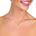 thumbnail image 3 of Galaxy Gold 14K Rose Gold 5.04 Carat Natural Briolette Checkerboard Cut Lemon Quartz and Diamonds Necklace - Abundance & Joy - 16" to 24" - Fine Jewelry for Women, 3 of 3