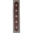 thumbnail image 1 of Red Floral 2'7X12'5 Indo-Nain Oriental Runner Rug, 1 of 11