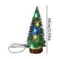 thumbnail image 2 of LHWEN Green Cedar LED Lights Glow Needle Tree Tabletop Christmas Decorations Festive Ornaments DIY Home Decor Wedding Birthday Party Display Gift Holiday Atmosphere, 2 of 3