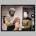 thumbnail image 2 of Men's Star Trek: The Next Generation Worf and Data What Do We Do With This Cat  Graphic Tee Athletic Heather Small, 2 of 5