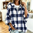 thumbnail image 3 of FchengtaiS Womens Sherpa Fleece Oversized Hoodies Fuzzy V Neck Sweatshirts Comfy Fluffy Warm Pullover Top, 3 of 7