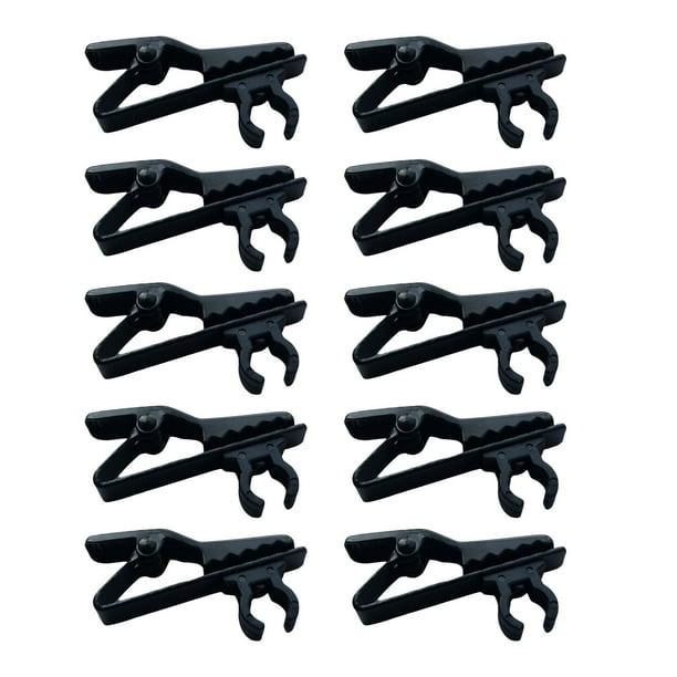 10pcs Micrófono Portátil Yuyangstore Clip en El Soporte Clip de solapa de micrófono