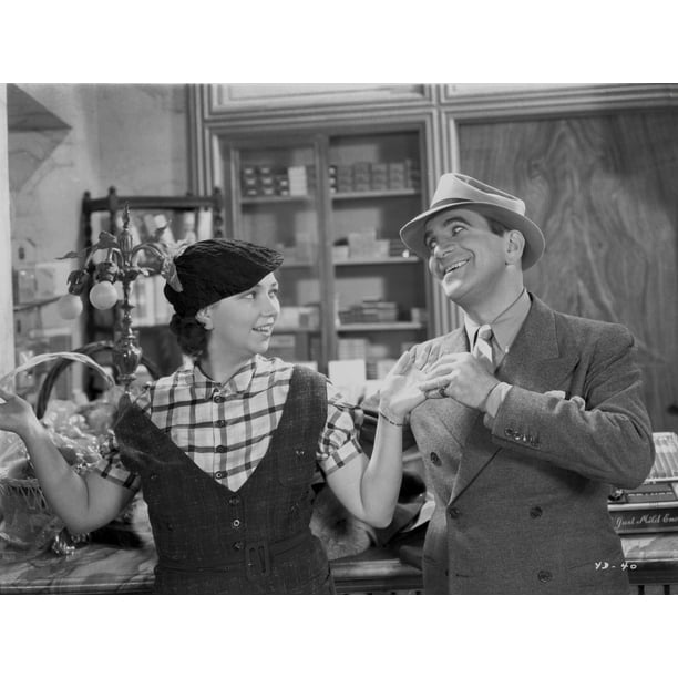 Al Jolson Talking Funny With A Woman In A Classic Movie Scene Photo Print 10 X 8 Walmart Walmart 