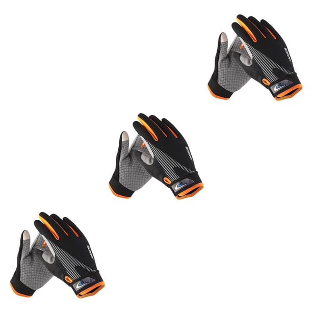 Soidarity 1 par de guantes de bicicleta pantalla táctil ciclismo protector de manos completo naranja Type4 NO4 Soidarity CBP222752