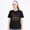 Black-34, variant on Unisex Cotton T-Shirt Moon Witch Dance Graphic Tee, Casual School Halloween Shirt