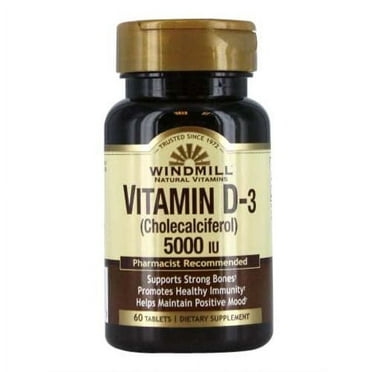 Windmill Natural Vitamin D-5000 Tablets 60 Tablets