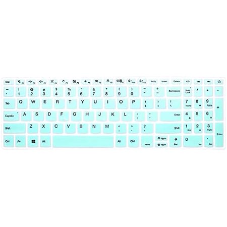 Silicone Keyboard Cover for Lenovo 2020 2019 New IdeaPad 15.6" 17.3" 320 330 330s 340s 520 S540 720s 130 S145 L340 S340 V330 V130 |ThinkBook 15 | Ideapad 3 15 15.6" 17.3" Protector Skin,Mint Green