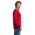 thumbnail image 4 of Gildan Men DryBlend 50/50 Long Sleeve T-Shirt, Moisture-Wicking Crew Neck Tee, Red, L, 4 of 5