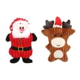 thumbnail image 1 of 2 adorables juguetes de peluche de ciervo de Papá Noel con sonido para masticar y morder (estilo aleatorio), 1 of 8