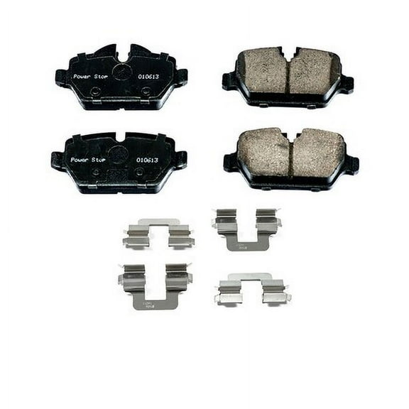 PowerStop 17-1554 Disc Brake Pad Set Mini Disc Brake Pad Set - Rear