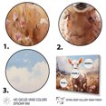 thumbnail image 3 of Designart "Country beauty Pastel Meadows II" Animals Metal Art Print Set, 3 of 5