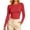 Red, variant on Diufon Long Sleeve Crop Tops for Women Crewneck Going Out Slim Fitted Basic Shirts Fall Fashion Base-Layer Shirts