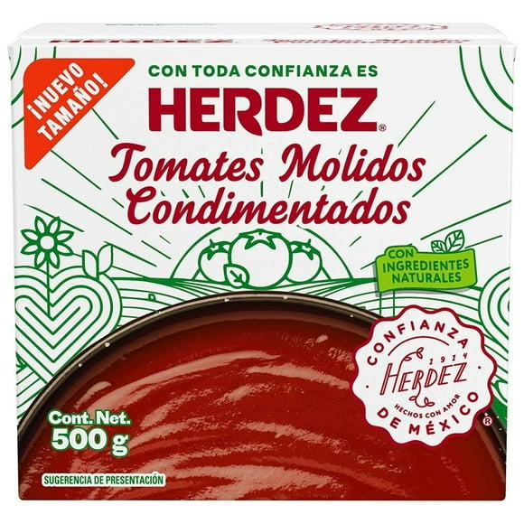 Tomates molidos Herdez condimentados 500 g