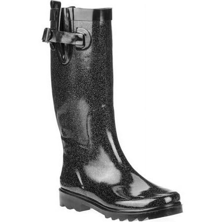 Generic Women's Shiny Solid Metallic Glitter Rai