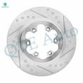 thumbnail image 2 of Set of 8 Front 280mm Drilled Slotted Brake Disc Rotors-Ceramic Brake Pad Kit-Wheel Hub Bearing Assembly For 2004-2008 Chevrolet Colorado with Sport (ZQ8) Suspension, 2 of 10