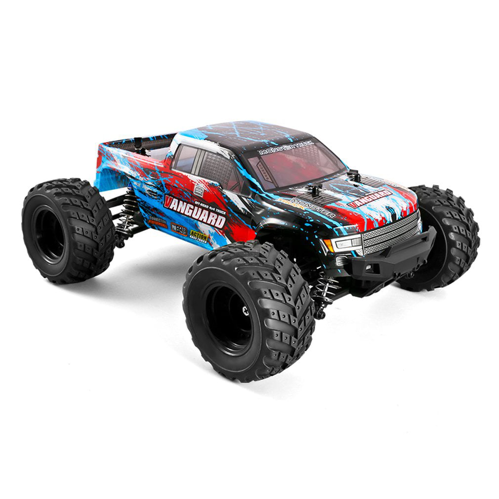 Off-Road 4WD 1:10 Scale Brushless Motor 2.4GHz Strong Suspension RC CHARGERS Brushless Beast Remote Control RC Truck 9.6v Battery and Charger Included Beast Pistol Grip Control 20 MPH 