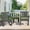 Gray, variant on SERWALL Outdoor Rocking Bistro Set, 3 Pieces Patio Furniture Set, Rocking Chairs with Coffee Table Set for Porch, Garden, Backyard, Blue