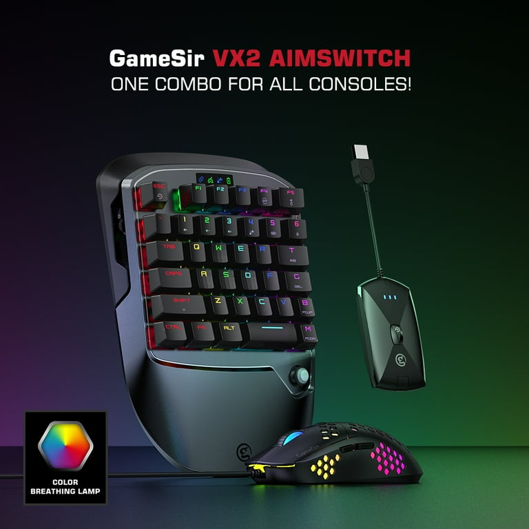 GameSir VX2 Aimswitch Keyboard and Mouse Adapter Set for Xbox Series X/S, PS4, Nintendo Switch